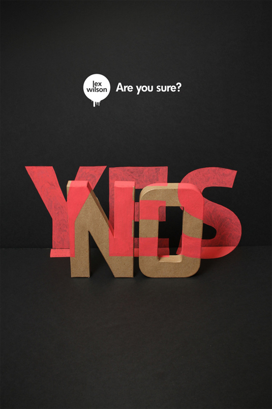 Anamorphoses typography