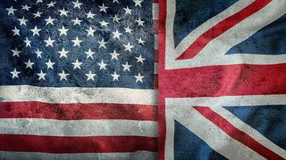 UK and USA flags