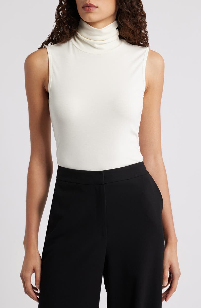 Wendel Sleeveless Turtleneck Top