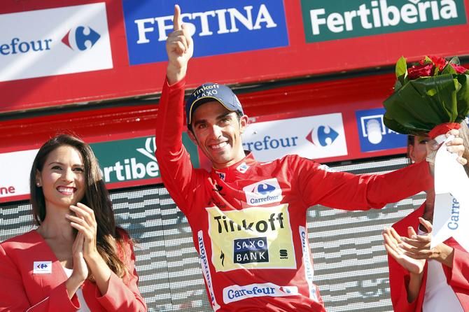 Alberto Contador (Tinkoff-Saxo) took over the lead in the Vuelta a Espa&ntilde;a on stage 10
