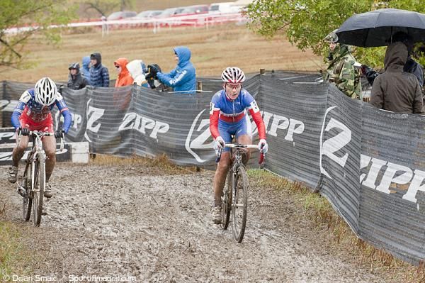 French champion Caroline Man leads US U23 champion Kaitlin Antonneau.