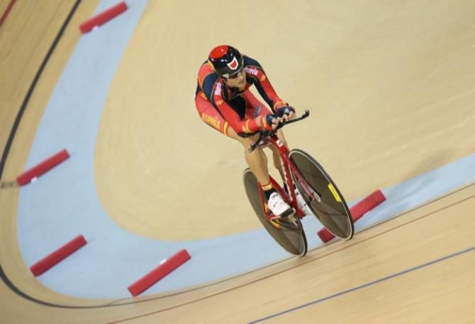 Unai Elorriaga (Esp) in the omnium pursuit