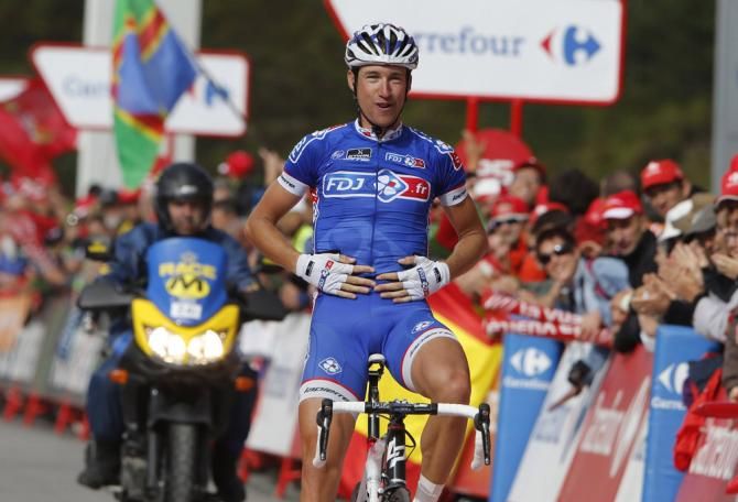 Alexandre Geniez (FDJ) has won the queen stage at the 2013 Vuelta a Espana