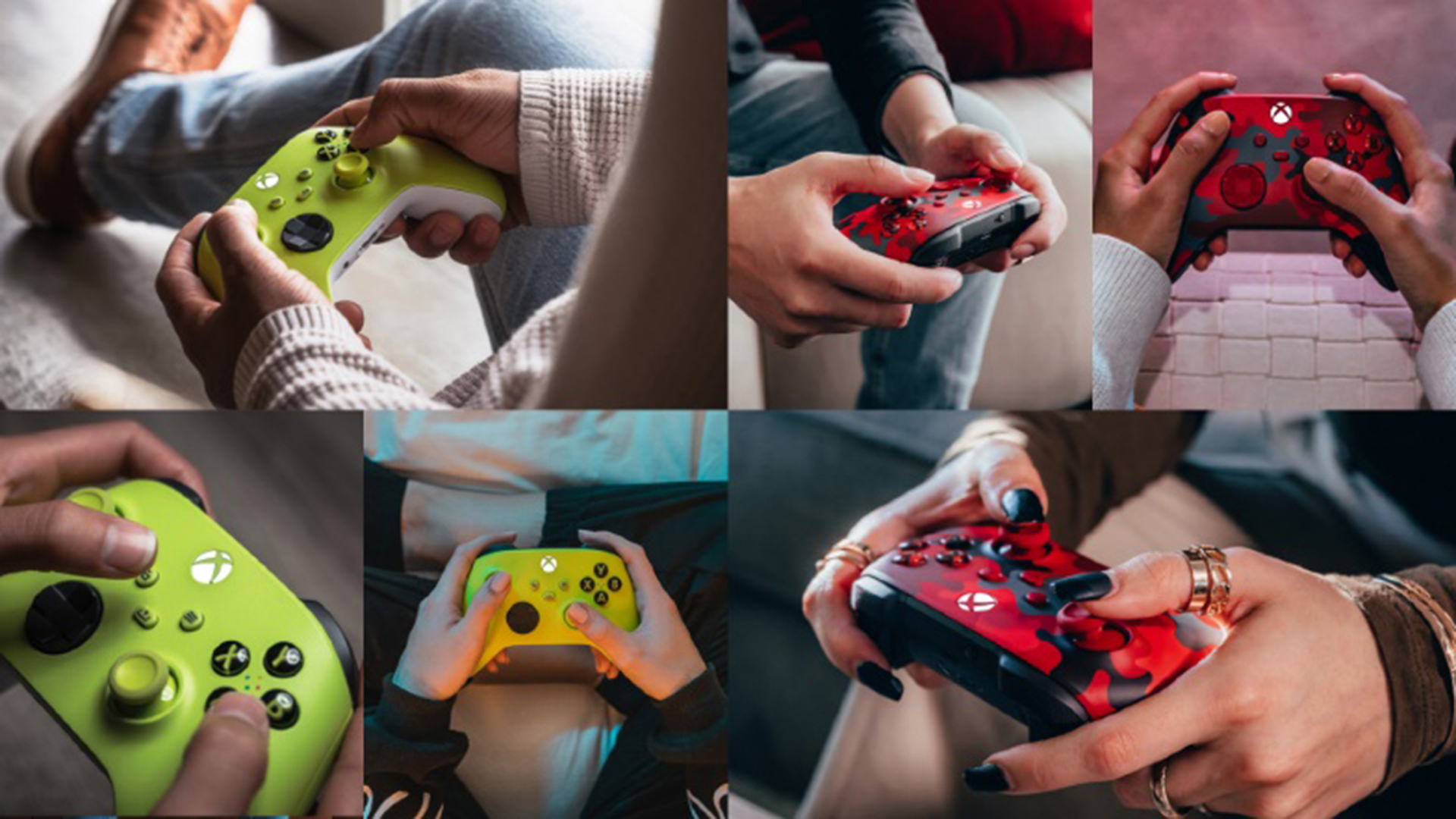 Xbox Wireless Controllers – Electric Volt and Daystrike Camo
