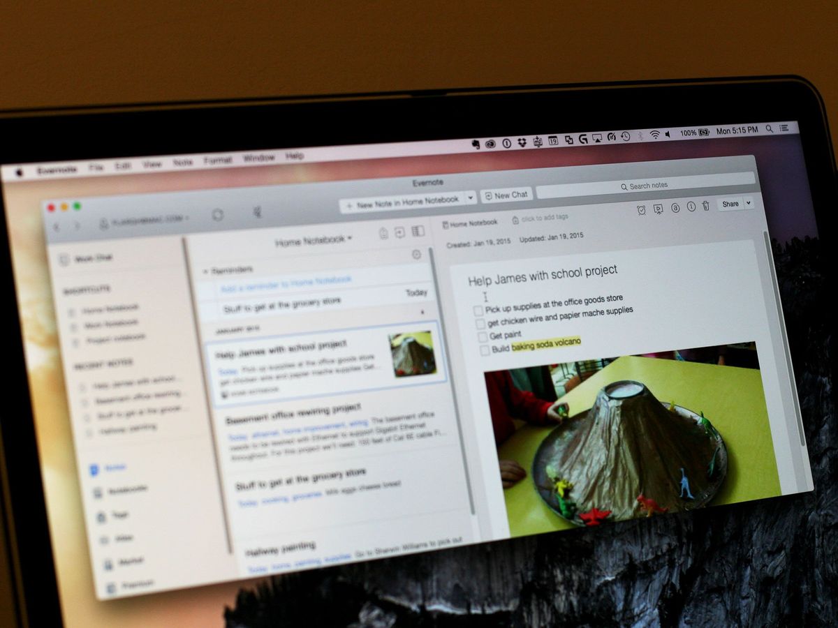 Evernote for Mac helps you organize your digital life