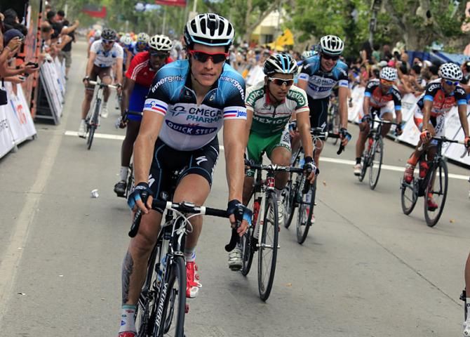 Sylvain Chavenel (Omega Pharma-Quick Step) did plenty of work to assist teammate Mark Cavendish win the opening stage at the Tour de San Luis.