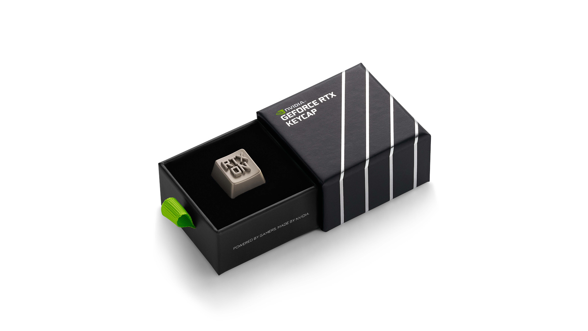 Nvidia GeForce RTX keycap in box