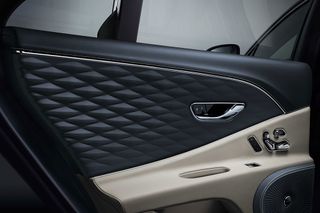 Bentley Flying Spur quilted leather door