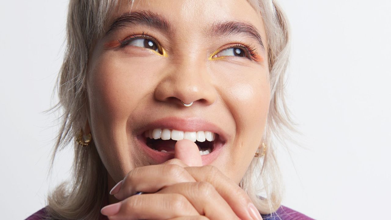 Studio portrait of fashionable Gen Z woman - best moisturiser for oily skin