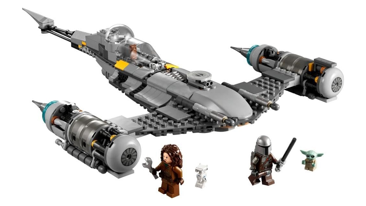 Lego The Mandalorian's N-1 Starfighter product shot for Cyber Monday deal