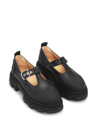 Ganni Cleated Mary Jane Shoes