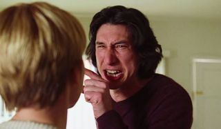 Marriage Story Adam Driver crying mid argument