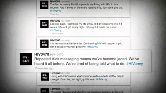Joe Public's #HIVarmy raised awareness of SA's AIDS problem