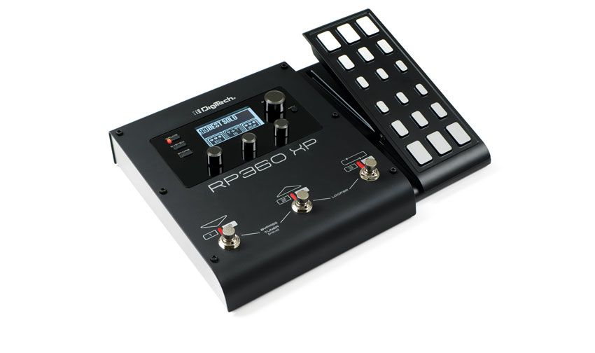 The RP360 XP's LCD screen is brilliant - you'll have no problems reading patch names or choosing effects