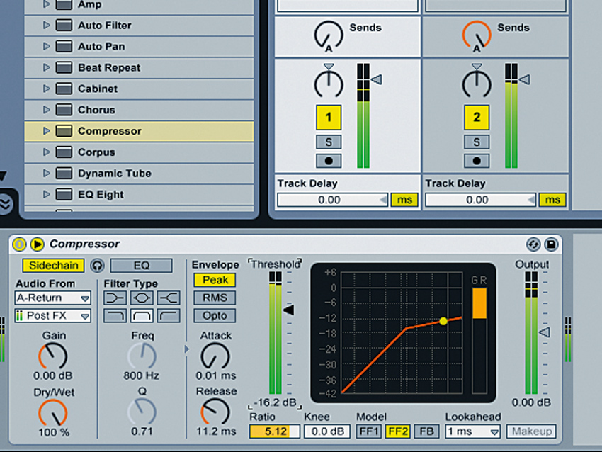 Setting up the compressor