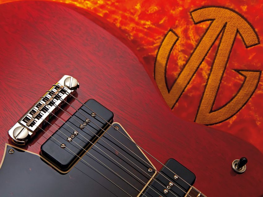 The Gustavsson has a Les Paul vibe, but with a Tele twist.