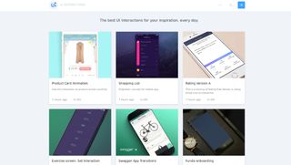 web design tools: UI interactions