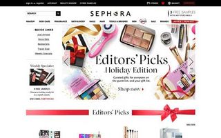 Sephora homepage
