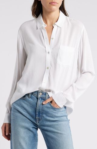 Wren Solid Button-Up Shirt