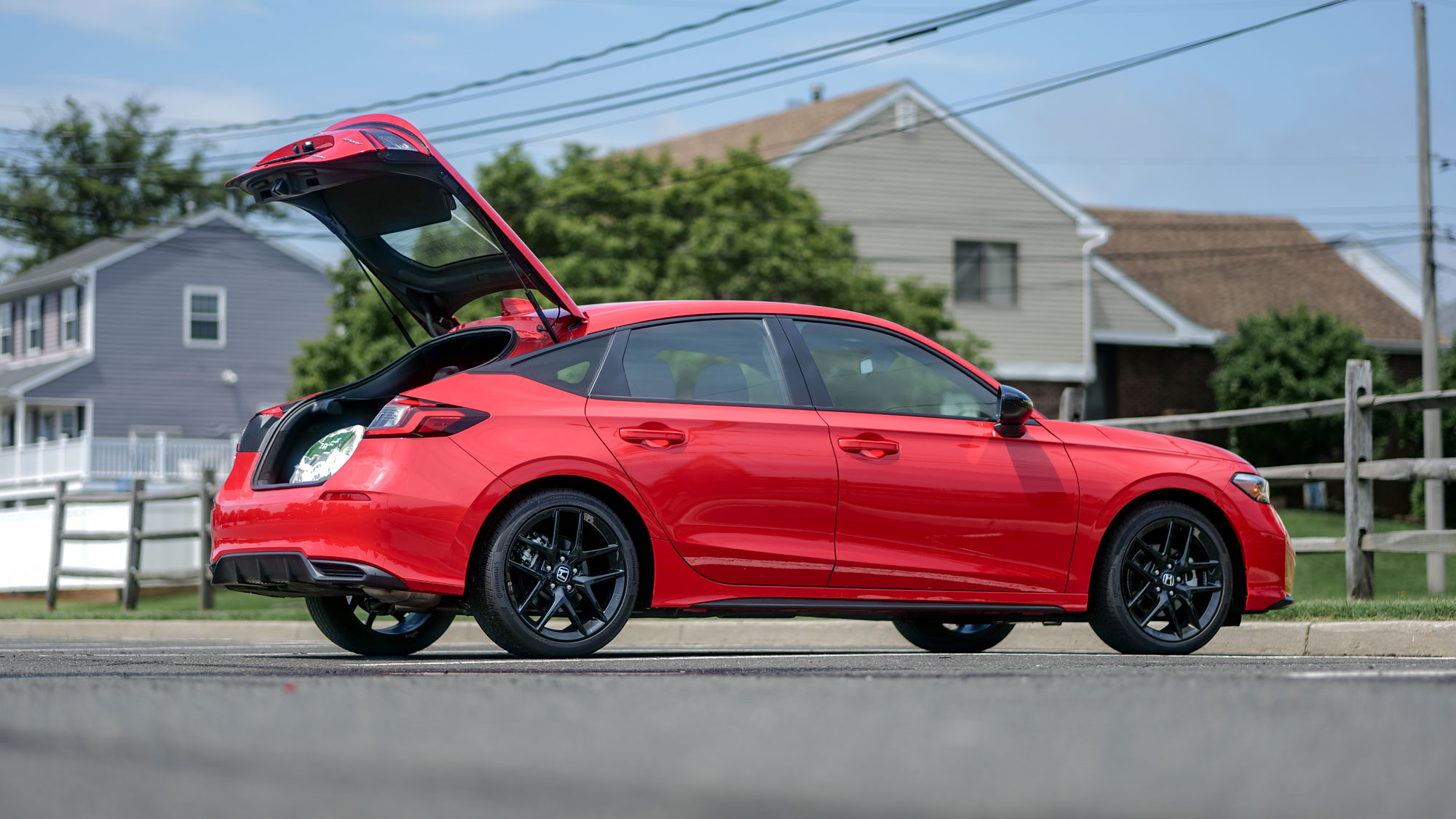 2025 Honda Civic Sport Hatchback Hybrid test drive.