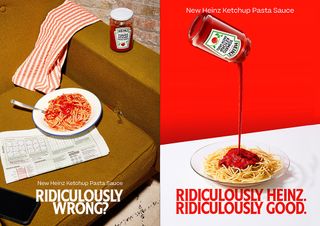 Heinz ketchup pasta sauce adverts
