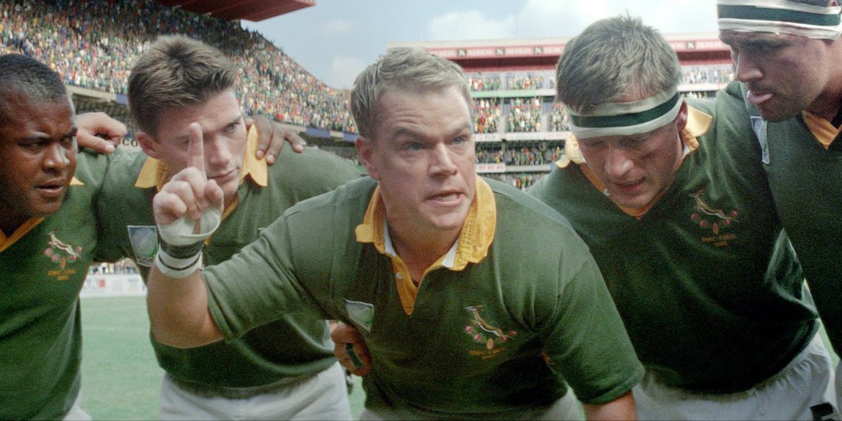 Matt Damon as Francois Pienaar in Invictus