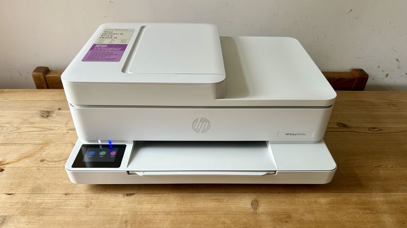 HP Envy 6555e during our review process