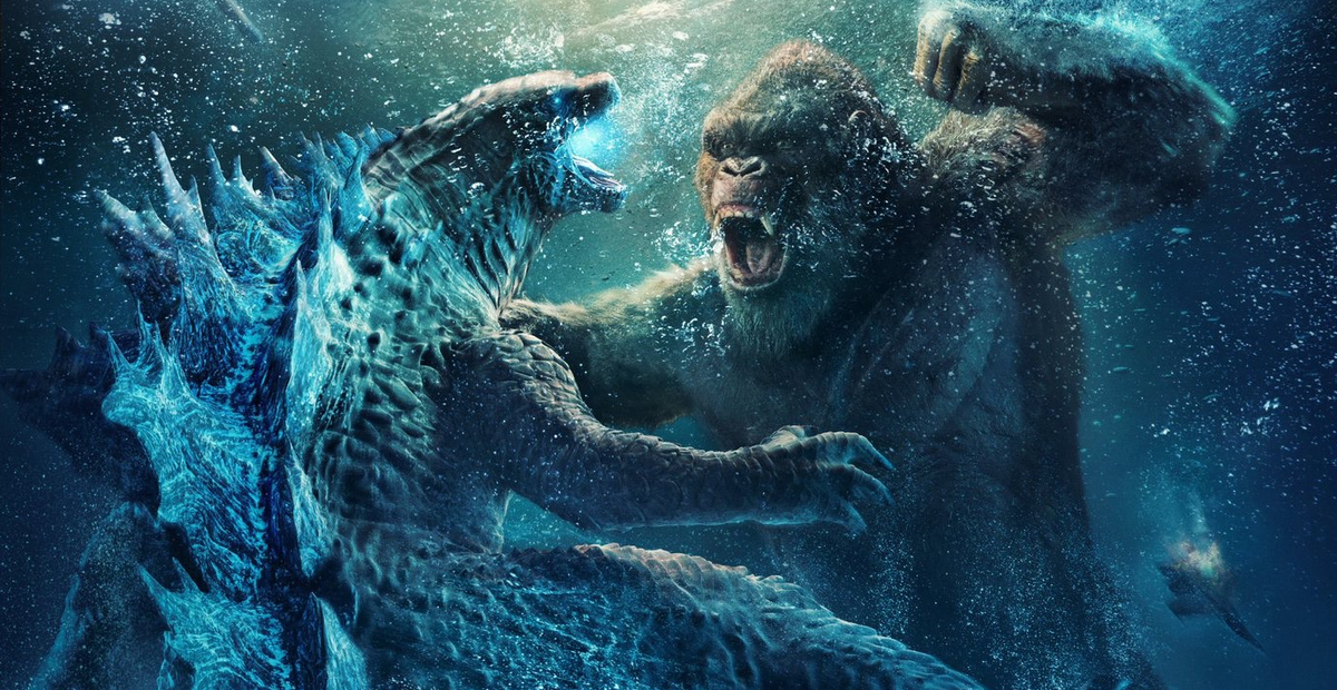 Godzilla and King Kong fight in a new poster from Warner Bros.