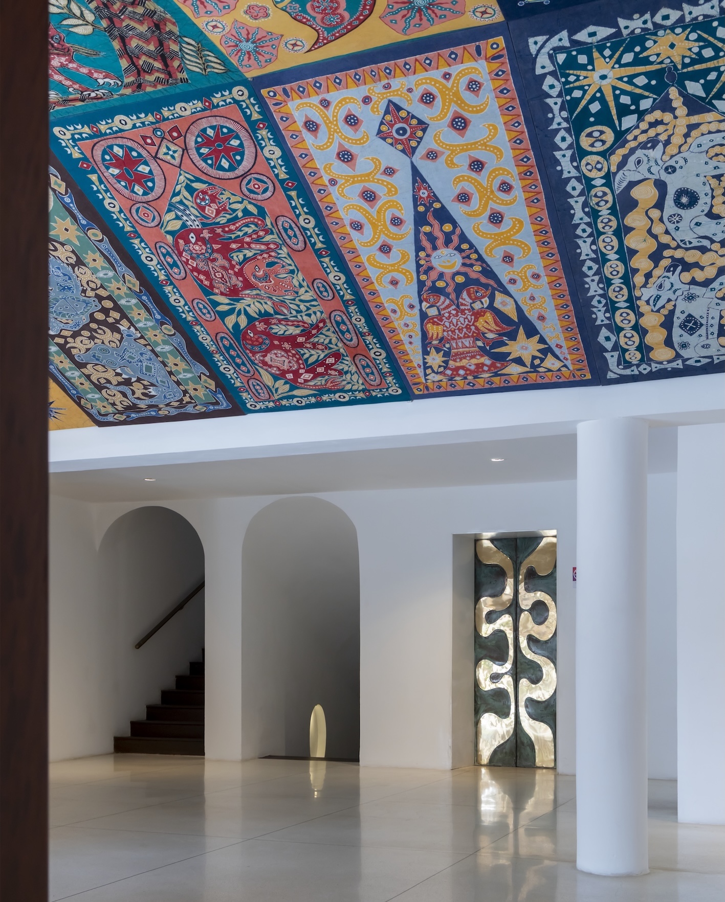 Geoffrey Bawa building, on show at the Vitra Design Museum
