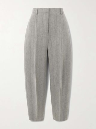 Dan Cropped Linen, Wool and Cashmere-Blend Tapered Pants