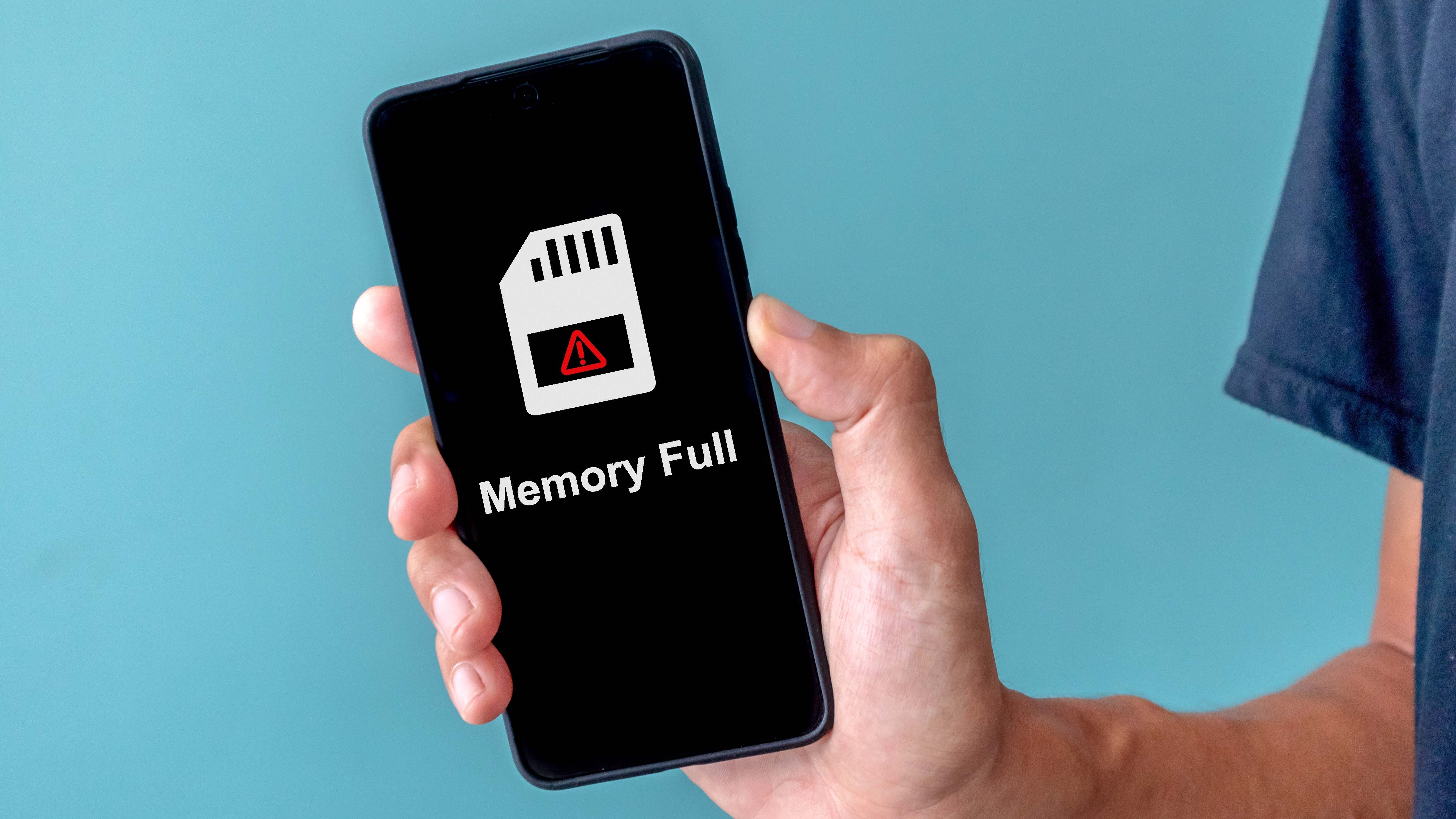 Phone storage full from shutterstock