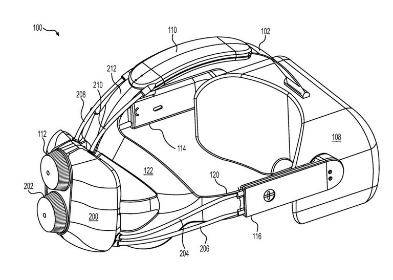 A potential look at Valve's VR headset, patent drawings