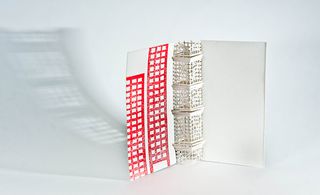 Pop-up card of Hong Kong bamboo scaffolding