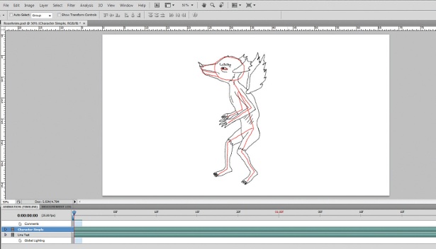 animation in Photoshop: step 8