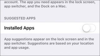 How to turn off app suggestions on iPhone | TechRadar