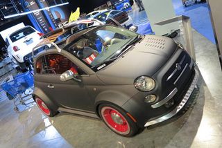 The Fiat 500 Beach Crusier design was showcased at the 2012 SEMA show