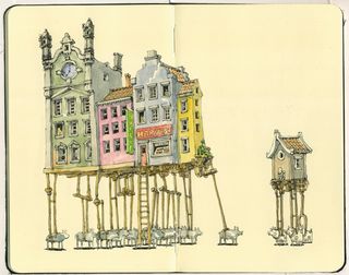 Dip into the sketchbook of Mattias Adolfsson