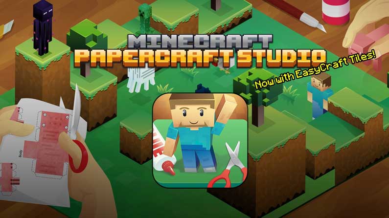 Papercraft Studio App Brings Minecraft To Life