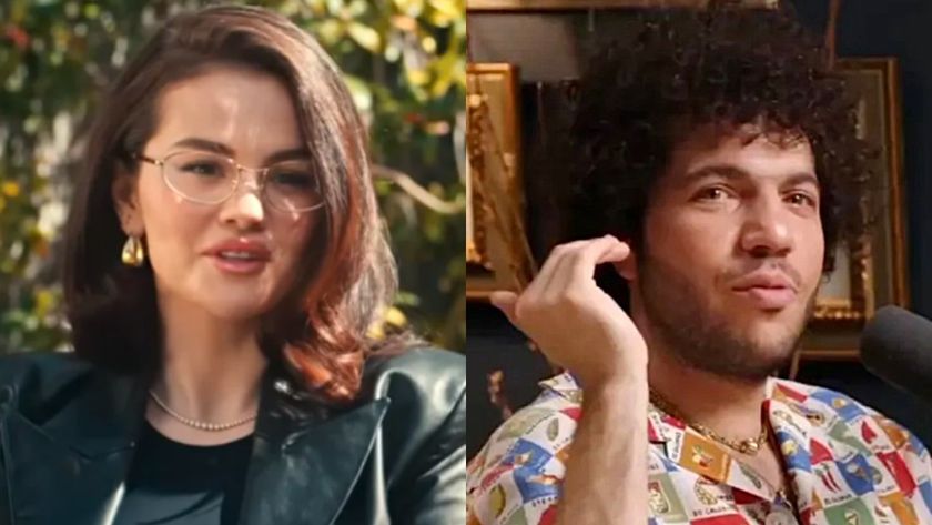 Selena Gomez gives an interview on Spotify and Benny Blanco talks on the On Purpose podcast.