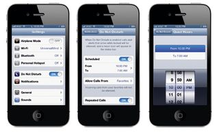 The iPhone’s Do Not Disturb function, introduced in iOS 6, guards against unwanted early morning calls and notifications