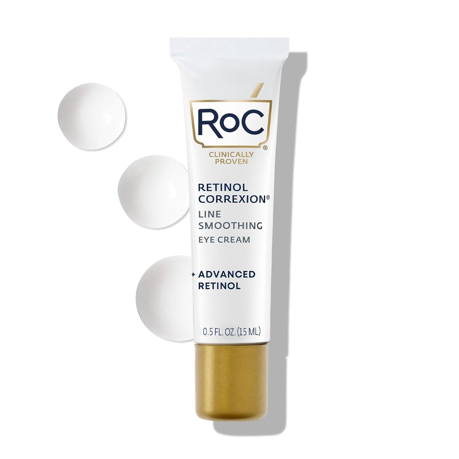 Roc Retinol Correxion sob creme para os olhos para círculos escuros e inchaço