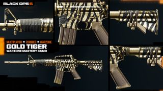 Black Ops 6 Mastery Camo unlock - Gold Tiger