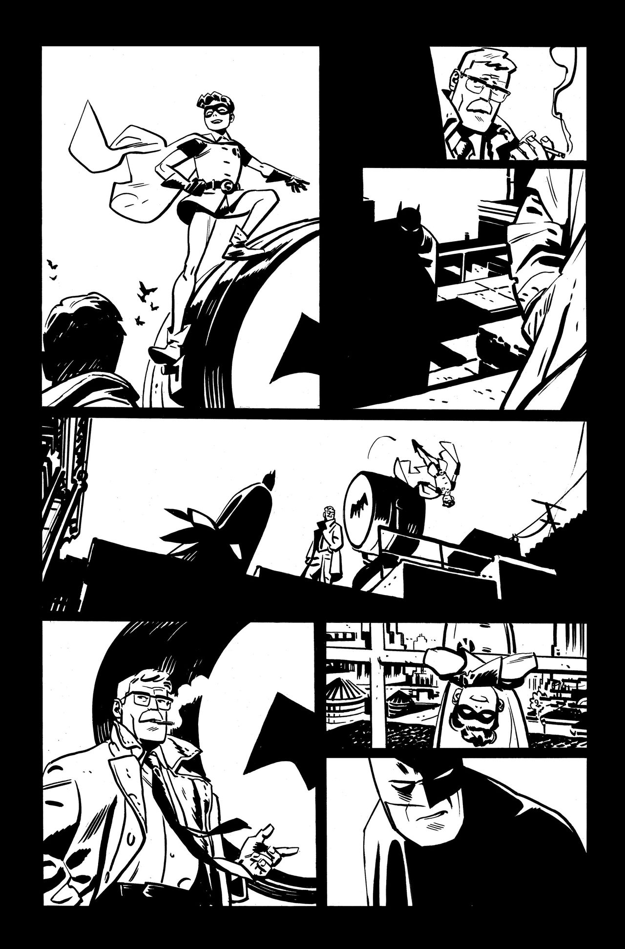 Art from Batman and Robin: Year One #1