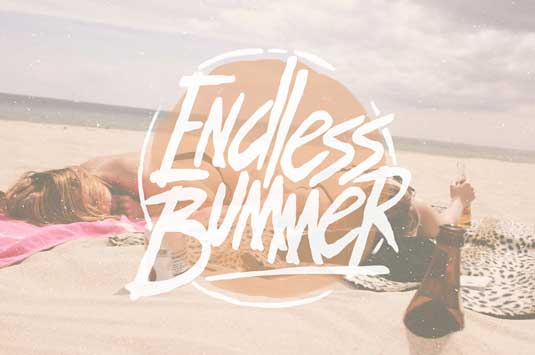 Free font: Endless Bummer