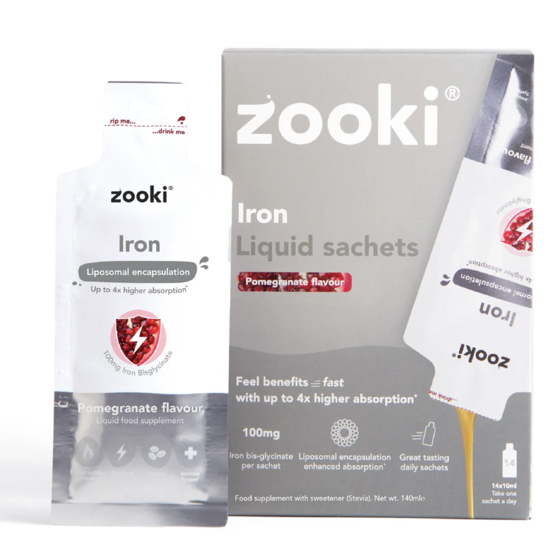 Zooki, Iron Liposomal Liquid Sachets