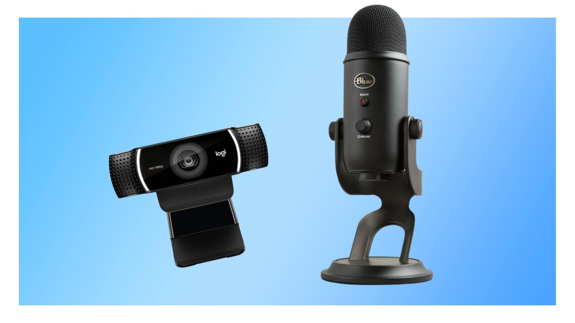 Only $145 For a Logitech Blue Yeti Microphone and Webcam Bundle