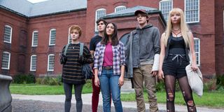 Anya Taylor-Joy, Maisie Williams, Charlie Heaton, Blu Hunt, and Henry Zaga in The New Mutants