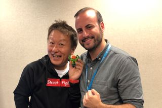 Street Fighter series producer Yoshinori Ono (Left)