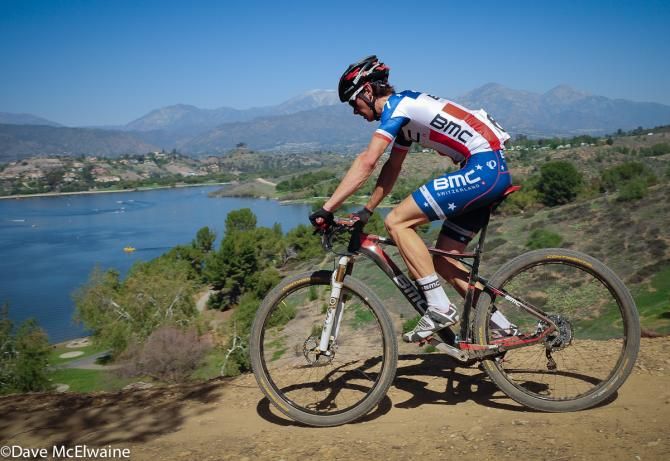 USA Champion Stephen Ettinger (BMC Mountain Bike) was not far from the leaders the whole race
