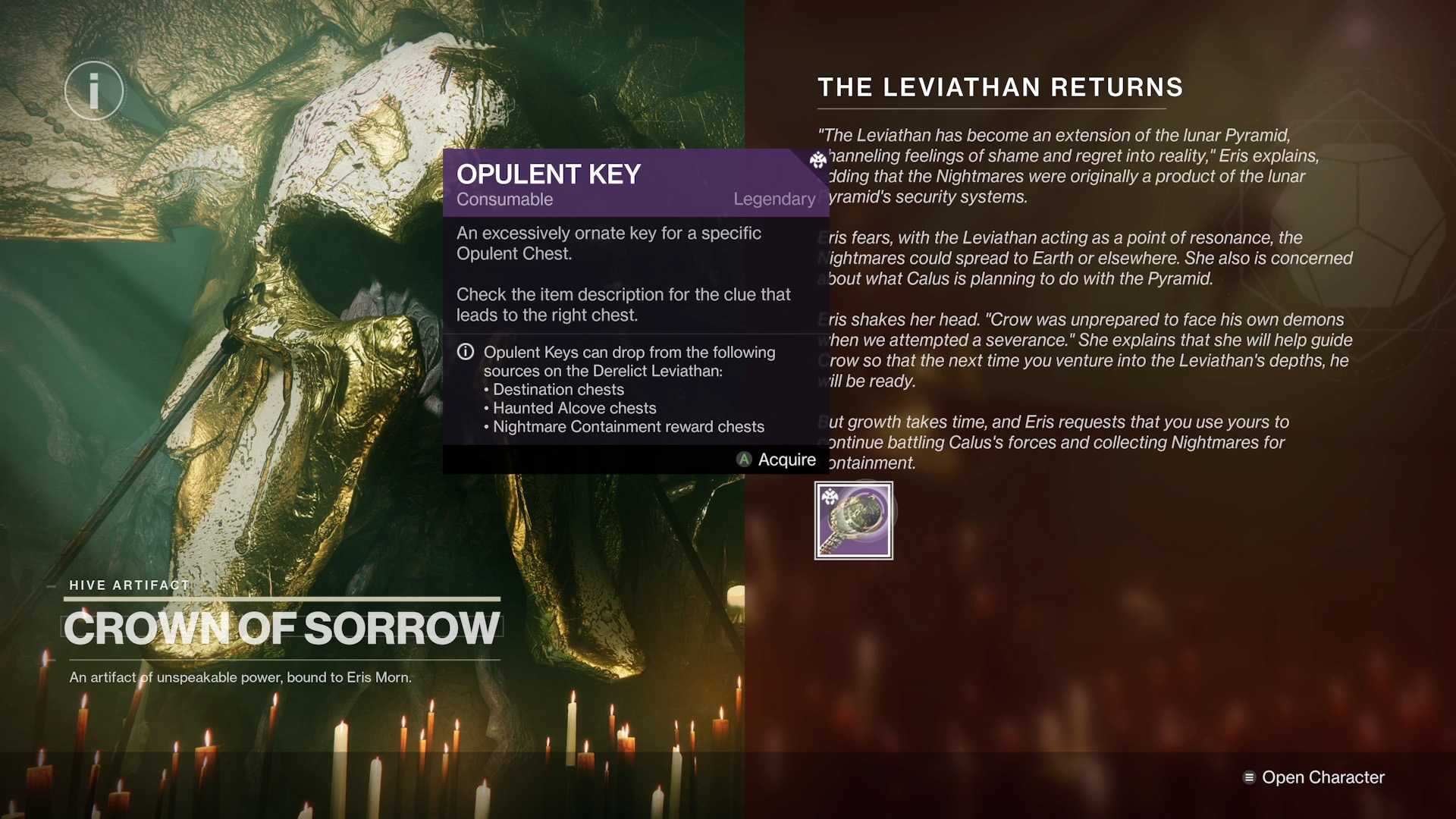 Destiny 2 Season of the Haunted Opulent Keys